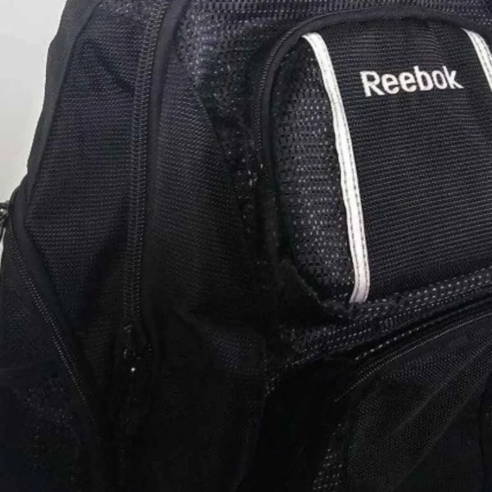 REEBOK Black/Gray Backpack / Bookbag